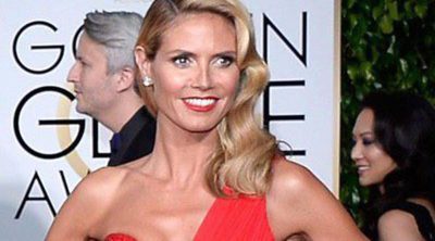 Heidi Klum, Katie Holmes, Kerry Washington y Lupita N'yongo pasean por la alfombra roja de los Globos de Oro 2015