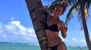 Edurne carga las pilas en una paradisíaca playa mientras Lara Álvarez se prepara para 'Todo va bien'