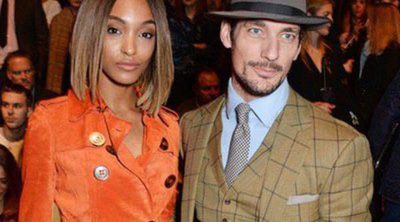 David Gandy y Jourdan Dunn se sientan en el front row de Burberry de la Semana de la Moda Masculina de Londres