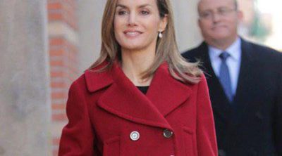 La Reina Letizia, de charla con los madrileños antes de reunirse con la Junta Directiva de FEDER