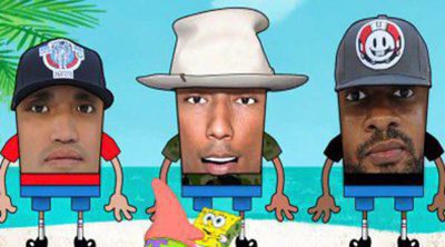 N.E.R.D estrena el clip de 'Squeeze Me', canción para la película 'Bob Esponja: Un héroe fuera del agua'