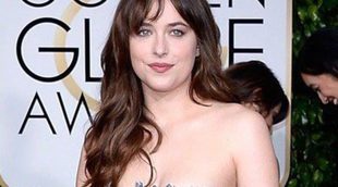 Dakota Johnson asegura que las escenas subidas de tono de 'Cincuenta sombras de Grey son "inapropiadas" para sus padres