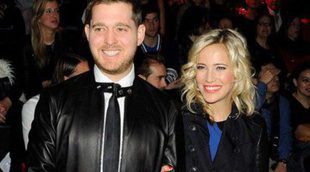 Natalia Sánchez y Marc Clotet y Michael Bublé y Luisana Lopilato: Love is in the front row