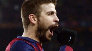 Gerard Piqué dedica por primera vez un gol a su hijo recién nacido Sasha Piqué Mebarak