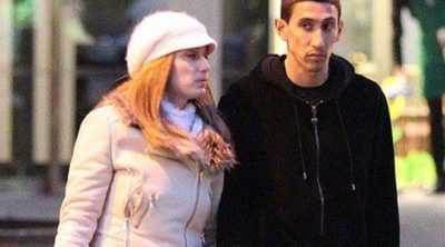 Ángel Di María se relaja con un paseo nocturno junto a su mujer Jorgelina Cardoso