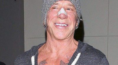 Mickey Rourke sufre una lesión y se rompe la nariz