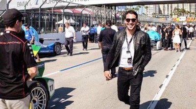 Miguel Ángel Silvestre se codea con Leonardo DiCaprio e Irina Shayk en la Formula E