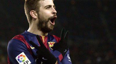 Gerard Piqué celebra la Liga del Barça posando con sus hijos Milan y Sasha: "Mis dos mitos"