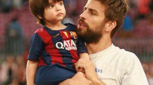 Gerard Piqué, Milan y Sasha con Leo Messi y Thiago: Los jugadores del Barça celebran la Liga con sus hijos