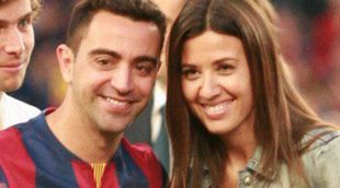 Xavi Hernández y su mujer Nuria Cunillera esperan su primer hijo