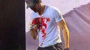 Enrique Iglesias, atacado por un dron que le cortó la mano en un concierto