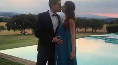 Marc Bartra y Melissa Jiménez, de boda en boda antes del nacimiento de su hija