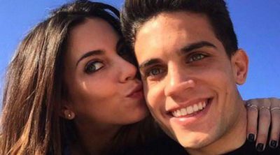 Marc Bartra y Melissa Jiménez se convierten en padres de una niña llamada Gala