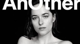 Dakota Johnson se prepara para 'Cincuenta sombras más oscuras' posando en topless