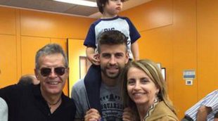 Así votó Gerard Piqué junto a su hijo Milan en las elecciones catalanas del 27S