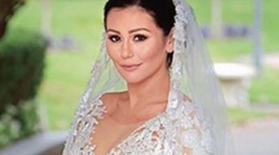 Así es el extravagante vestido de novia de Jenni 'Jwoww' Farley