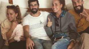 Yoli y Jonathan de 'GH 15' celebran su primer mes como padres con sus primos Alejandra y Juanma