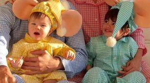 Shakira, Gerard Piqué, Milan y Sasha enternecen Halloween convertidos en la familia Topo Gigio