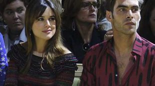 Adriana Ugarte y Jon Kortajarena, juntos en el desfile de Cavalli en la Milan Fashion Week 2016