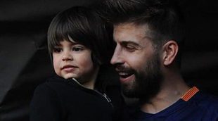 Milan Piqué, el otro protagonista de la fiesta del Barça tras ganar el título de Liga 2016 en Granada