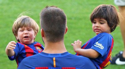 Milan y Sasha Piqué y Thiago y Mateo Messi arrancan la temporada pisando el Camp Nou