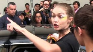 Gigi Hadid se defiende a golpes de un agresor en la Semana de la Moda de Milán