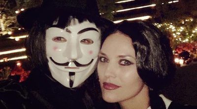 David Lafuente, Helen Lindes y Anabel Pantoja lucen su disfraz de Halloween 2016