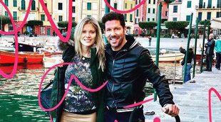 Carla Pereyra y El Cholo Simeone enseñan a su hija Francesca Milán y Portofino