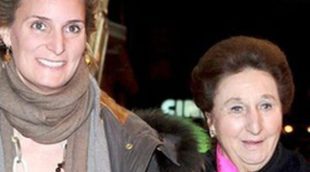 La Infanta Margarita celebra su 73 cumpleaños en el cine con María Zurita y Jesús Vázquez