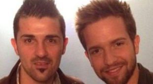 Pablo Alborán ofrece un concierto en Barcelona con David Villa como espectador