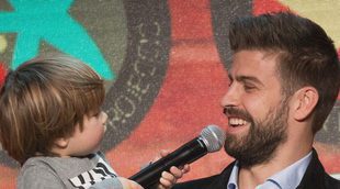 Gerard Piqué hace mimitos a su hijo Sasha para redimirse tras gastar una broma pesada a Shakira