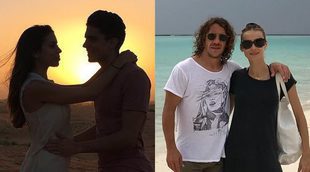 Navidad en Dubai y Maldivas: Marc Bartra y Melissa Jiménez y Puyol y Vanesa Lorenzo buscan el sol