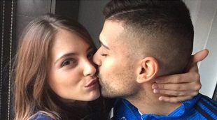 Andrea Duro y su novio Adrián Ríos celebran su segundo aniversario de viaje en Bruselas