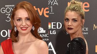 Cristina Castaño, Paula Echevarría y Amaia Salamanca, protagonistas de la alfombra roja de los Goya 2017