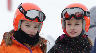 La Princesa Leonor y la Infanta Sofía disfrutan de la nieve en el Pirineo Aragonés