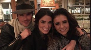 Ian Somerhalder consigue juntar a las dos mujeres de su vida: Nikki Reed y Nina Dobrev