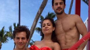 Hiba Abouk, Marc Clotet y Alejo Sauras, muy sexys al más puro estilo de 'Los vigilantes de la playa'