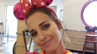 Paula Echevarría se despide de su fantástico finde con Daniella y el resto de su familia en Disneyland