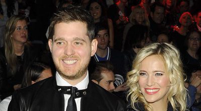 Michael Bublé hace su primera aparición pública desde que anunció el cáncer de su hijo