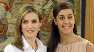 La Reina Letizia pidió a Carolina Marín que enseñara bádminton a la Princesa Leonor y a la Infanta Sofía