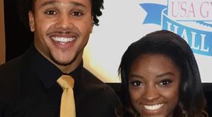 La gimnasta olímpica Simone Biles hace oficial su relación con su novio Stacey Ervin