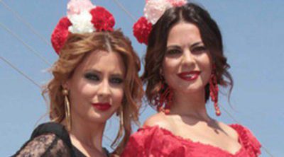 María José Suárez, Elisabeth Reyes y Aída Nizar se visten de flamencas en la Feria de Abril 2012