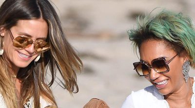 Mel B y Heidi Klum disfrutan juntas de un día de playa en Malibú