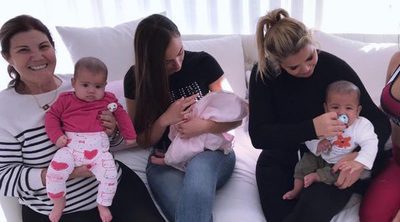 Georgina, feliz y recuperada, presenta a su hija Alana a Dolores y Katia Aveiro