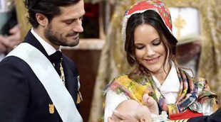 Sofia Hellqvist roba el protagonismo a su hijo el Príncipe Gabriel el día de su bautizo