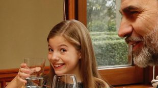 El momento más divertido de Leonor y Sofía en la comida familiar con los Reyes Felipe y Letizia que ha mostrado Casa Real