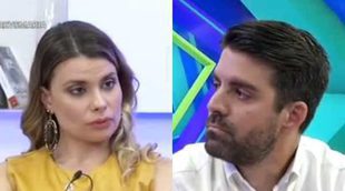 El tenso cara a cara de María Lapiedra y Mark Hamilton en 'Cazamariposas'