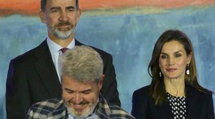 El reencuentro de Felipe y Letizia con Lorenzo Caprile marcan la entrega de las Medallas de Oro en las Bellas Artes