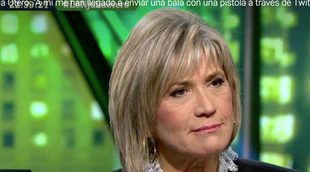 Julia Otero en 'La Sexta Noche': "A mí me han enviado una bala con una pistola a través de Twitter"