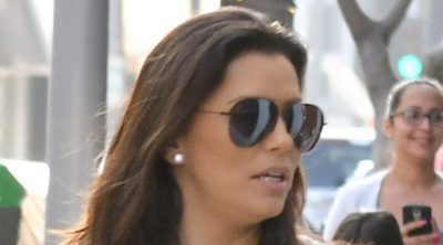 Eva Longoria luce embarazo por las calles de Beverly Hills con su marido Jose Baston